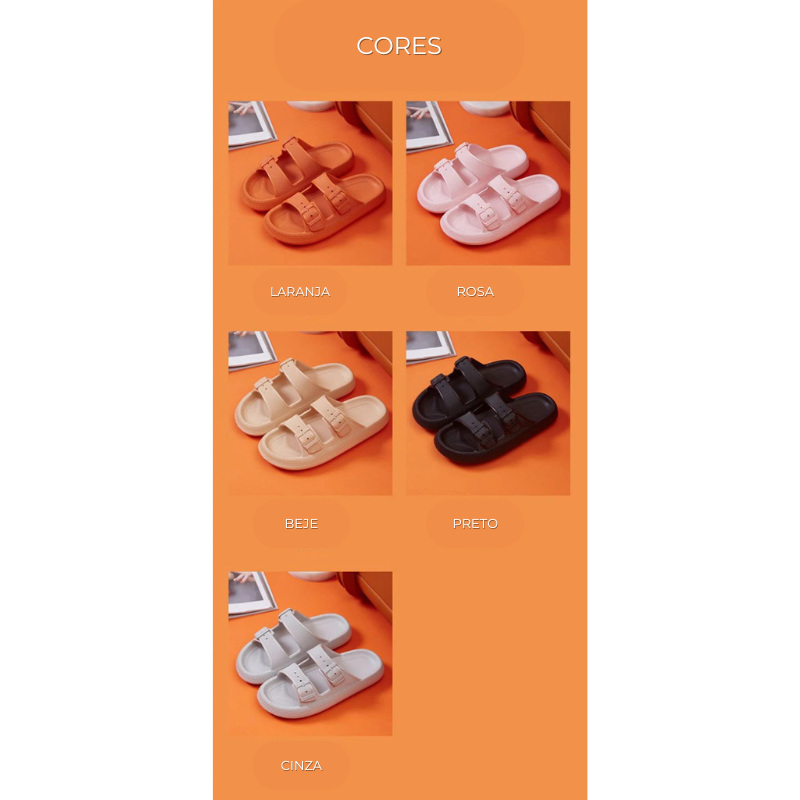 CHINELO / SANDÁLIA NUVENS - DIVERSAS CORES E TAMANHOS