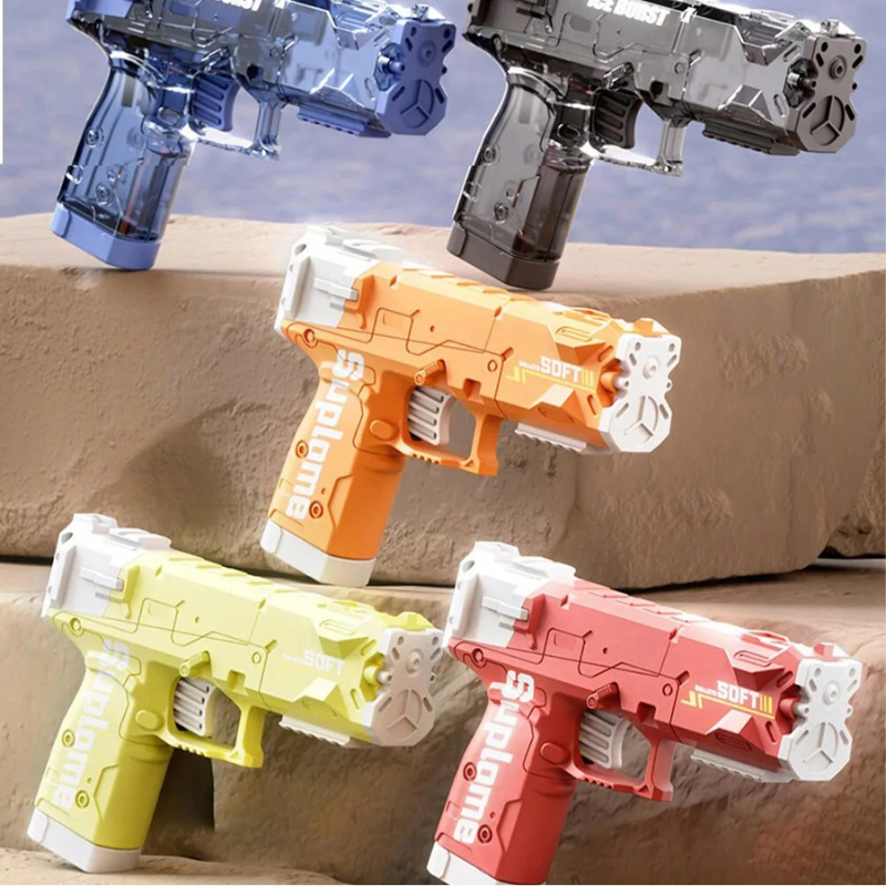 Pistola de Água Transparente para o Verão - Diversão Refrescante ao Ar Livre