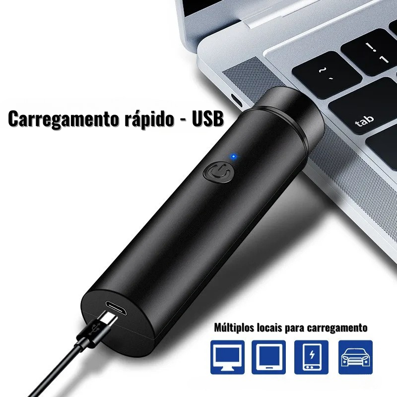 Depilador Portátil Mini para Corpo, Rosto, virilhas, axilas, para Homens e Mulheres