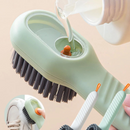 Escova de limpeza 2 em 1 - sistema de armazenagem para sabão líquido